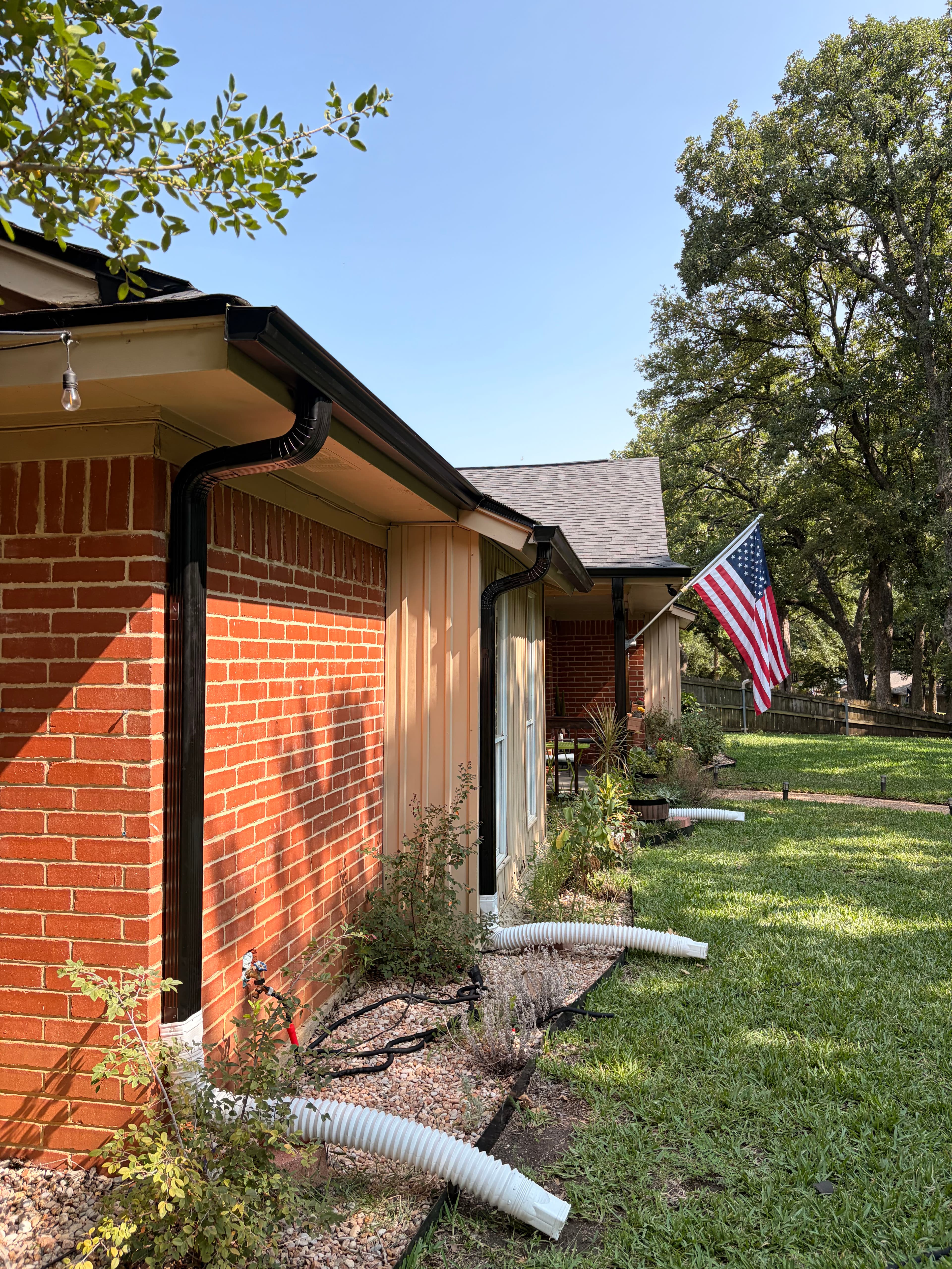 Project Seamless Gutter Installation on a Mansfield Home image