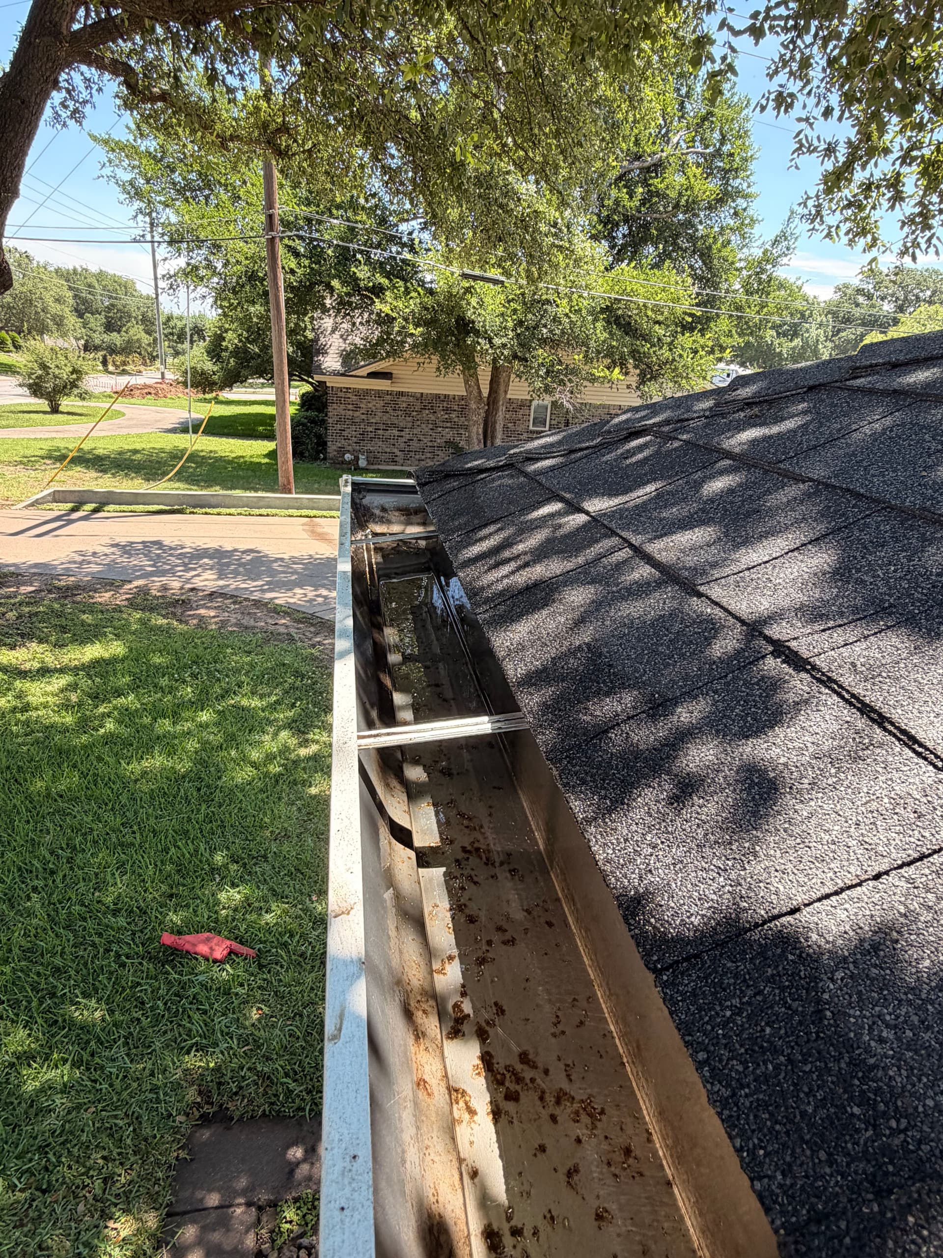 Gallery photos for Gutter Cleaning and Leaf Guard Installation at a Cleburne Senior Living Community: Image #2