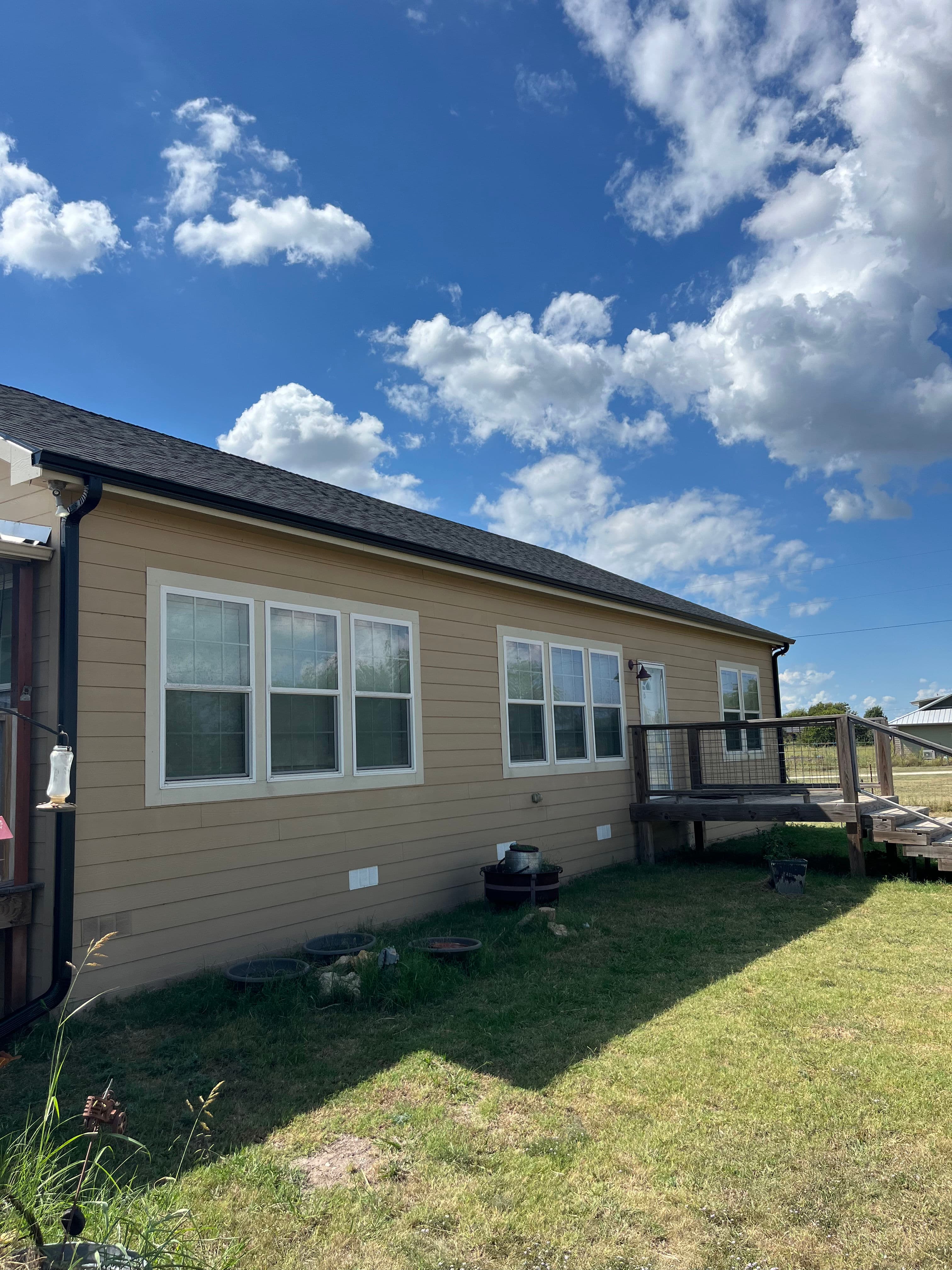 Project New Black 5-Inch Gutters Keep This Home Protected image