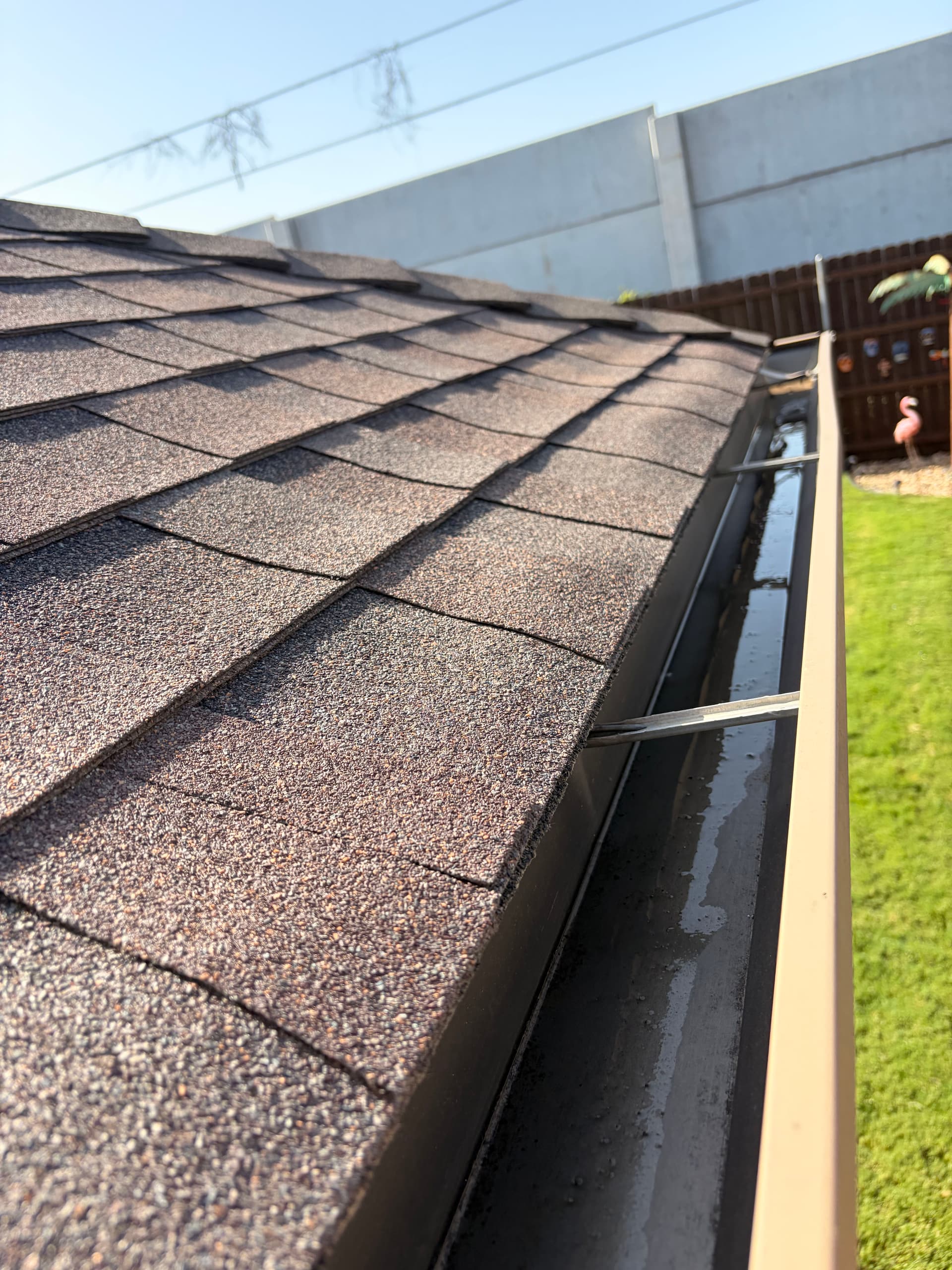 Gallery photos for Clogged Gutters Cleaned Out at Arlington Home: Image #4