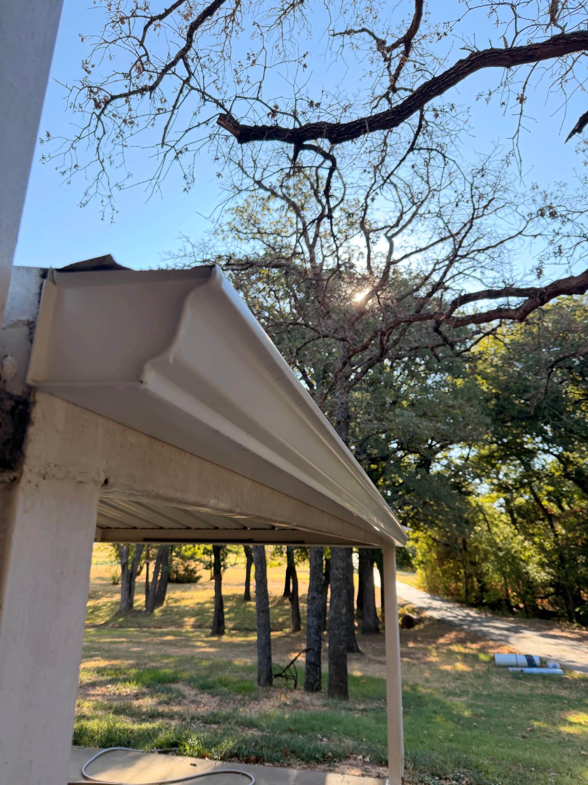 Gallery photos for New K-Style Gutters and Leaf Guards for an Alvarado Home: Image #1