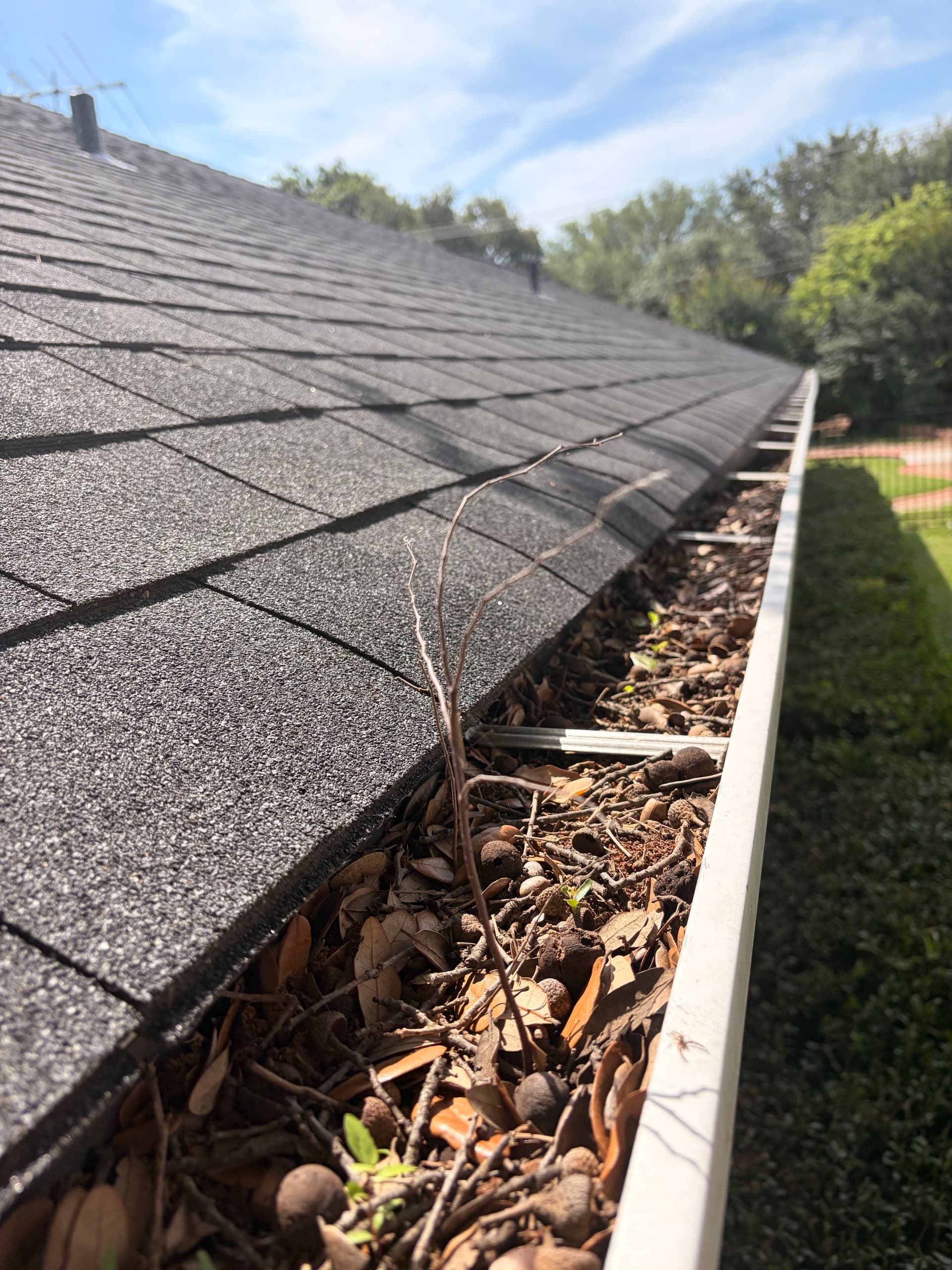 Gallery photos for Gutter Cleaning and Leaf Guard Installation at a Cleburne Senior Living Community: Image #3
