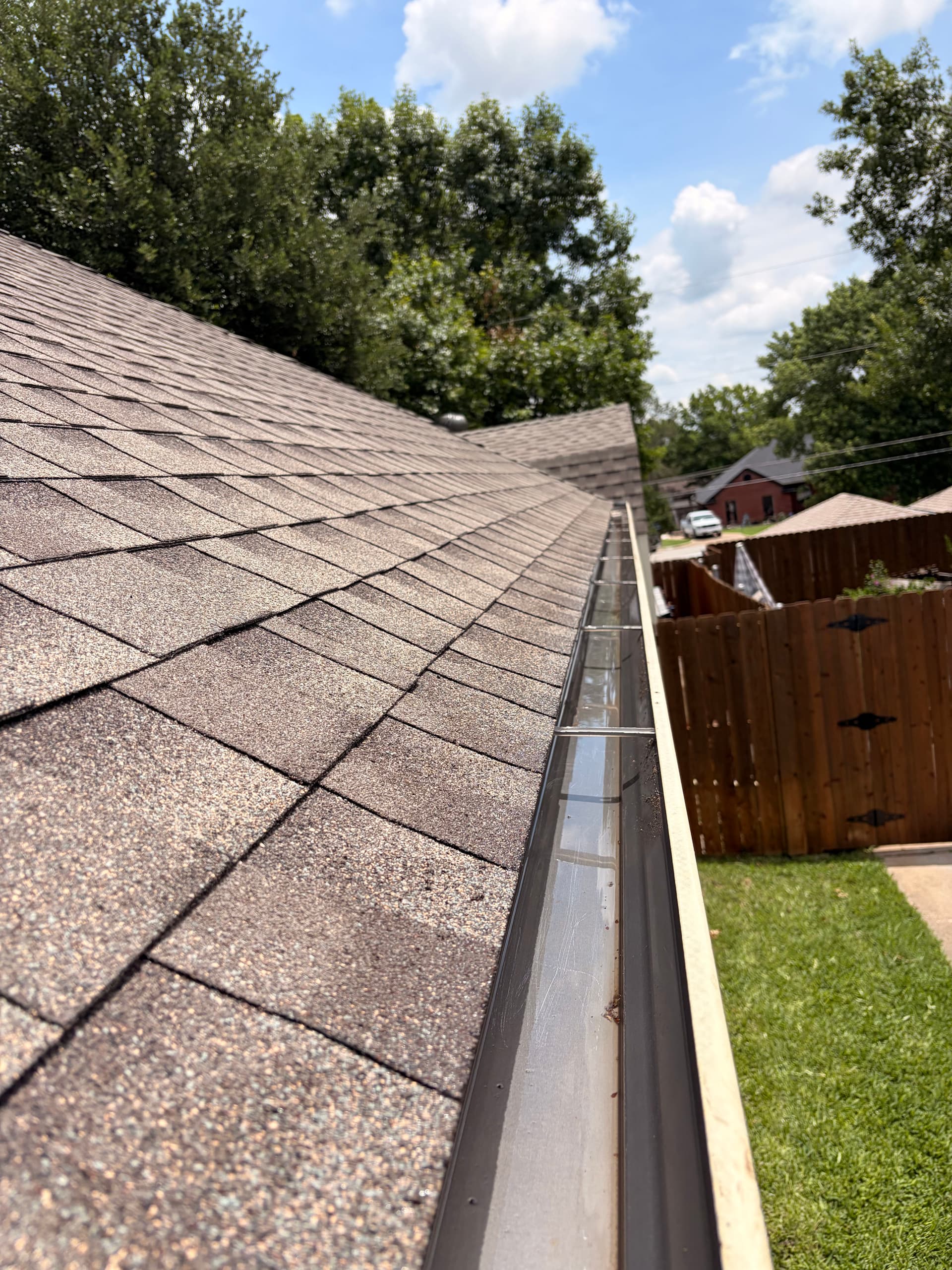Gallery photos for Gutter Cleaning and Leaf Guard Install in Burleson: Image #3
