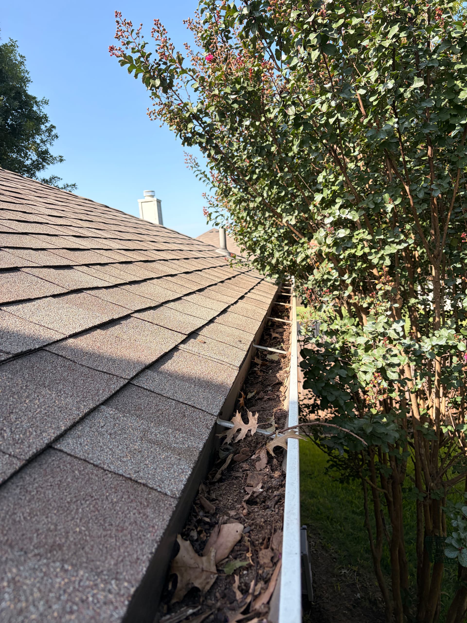 Gallery photos for Clogged Gutters Cleared Out in Burleson Texas: Image #5