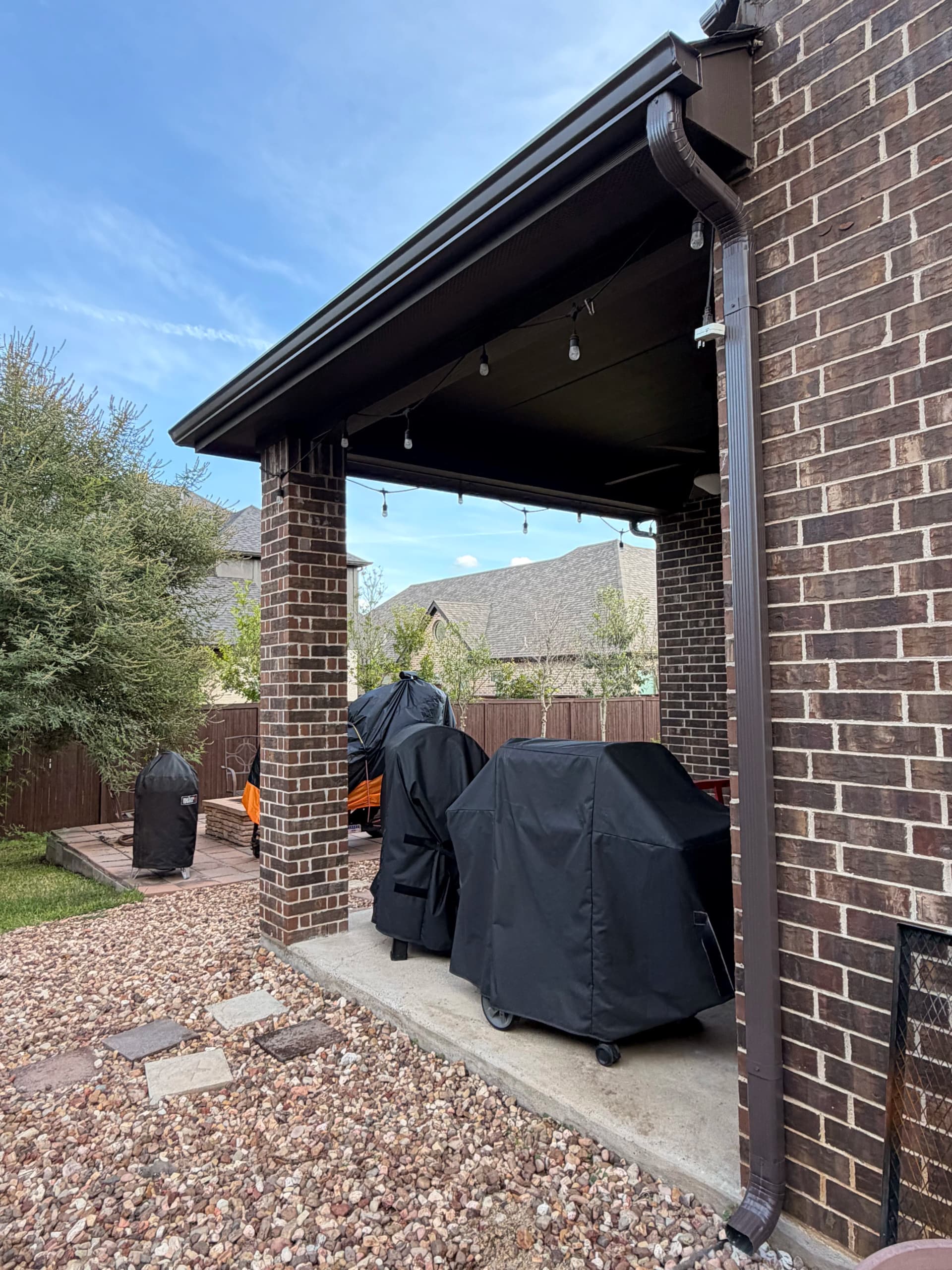 Gallery photos for Back Roof and Porch Gutter Installation Done Right in Burleson: Image #2