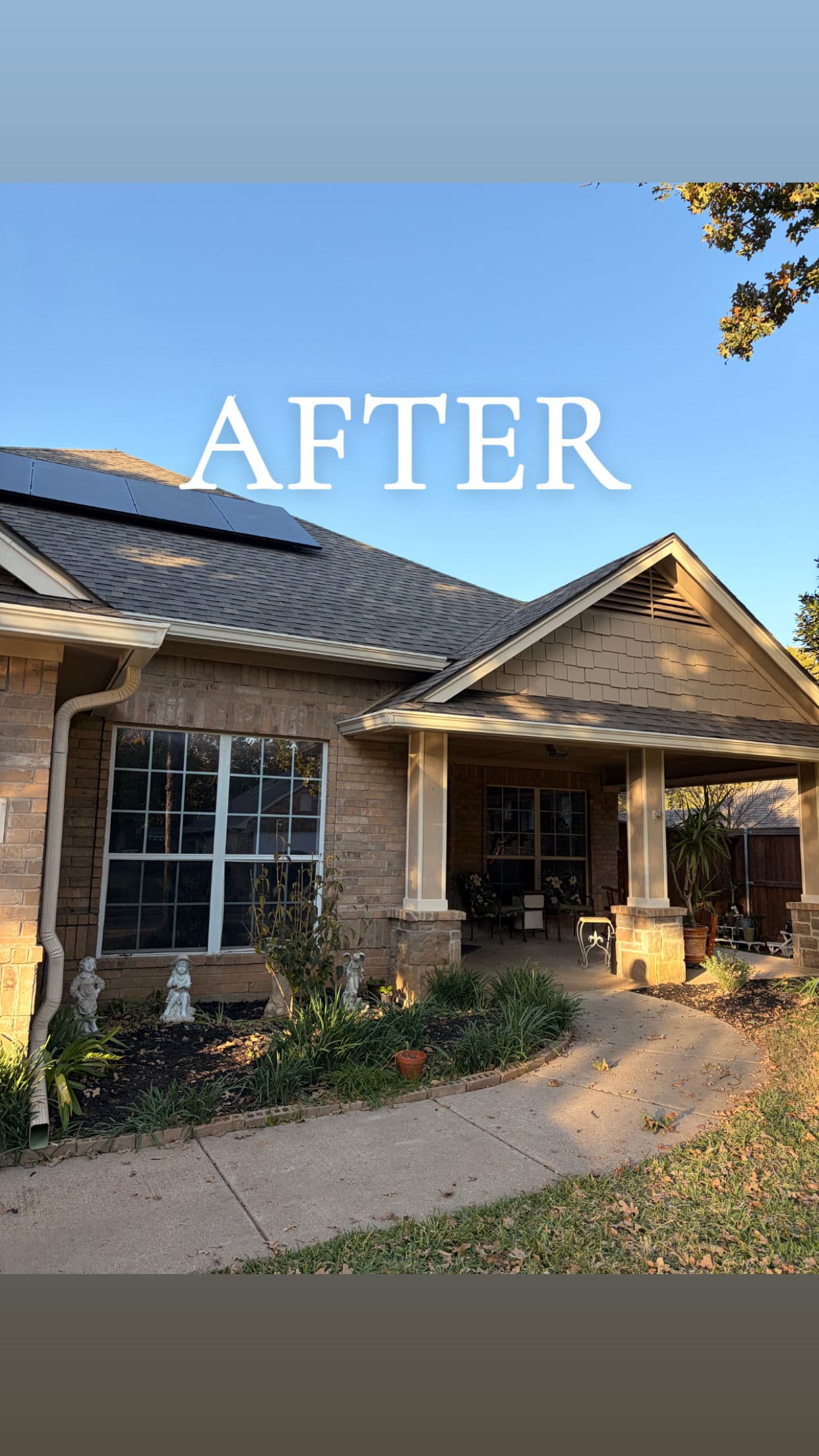 Gallery photos for New 6-Inch Cameo Gutters Fix Yard Flooding on This Brick Home: Image #1