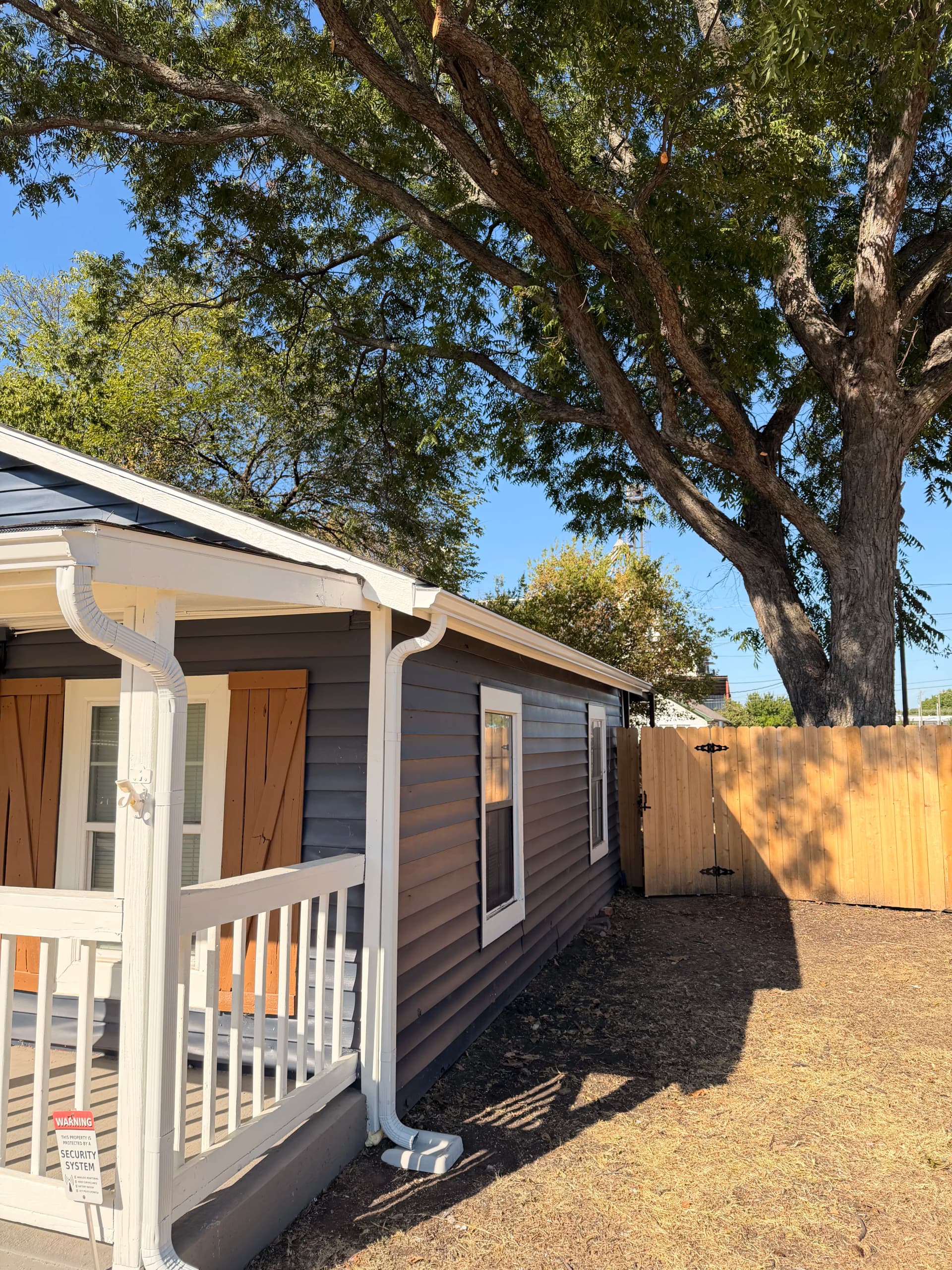 New Gutter Installation with Leaf Guards in Old Town Burleson image